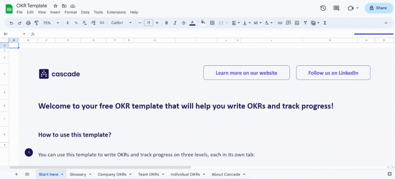 OKR Excel Template (Free Download) So You Can Stay On Track